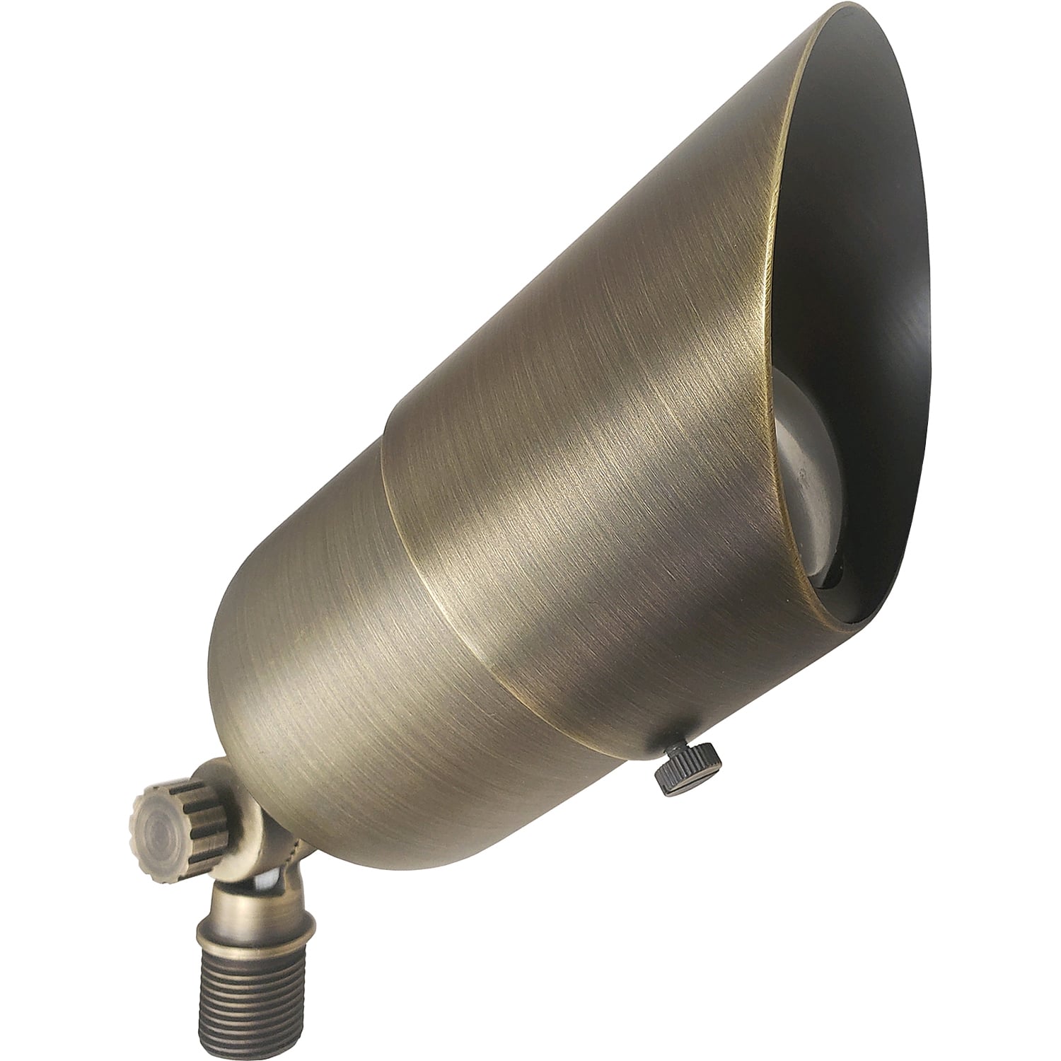 How does the Patriot Solid Brass Spotlight function as a 120v spot light?