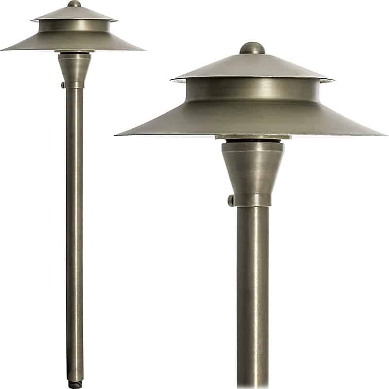 Is a transformer necessary for Santa Maria Brass Path Lights?