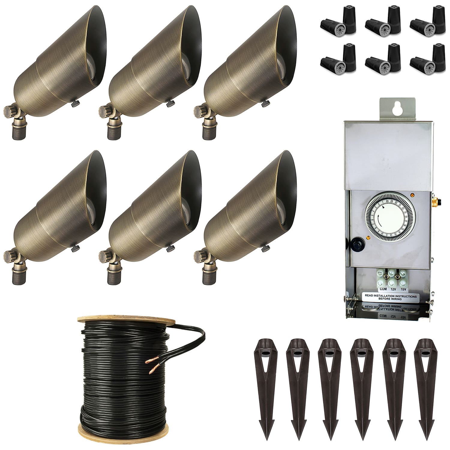How many lumens are good for landscape lighting?