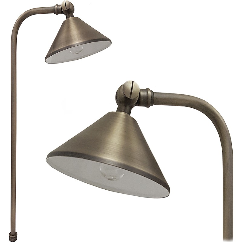 Classic Shade Adj. Brass Path Light Questions & Answers