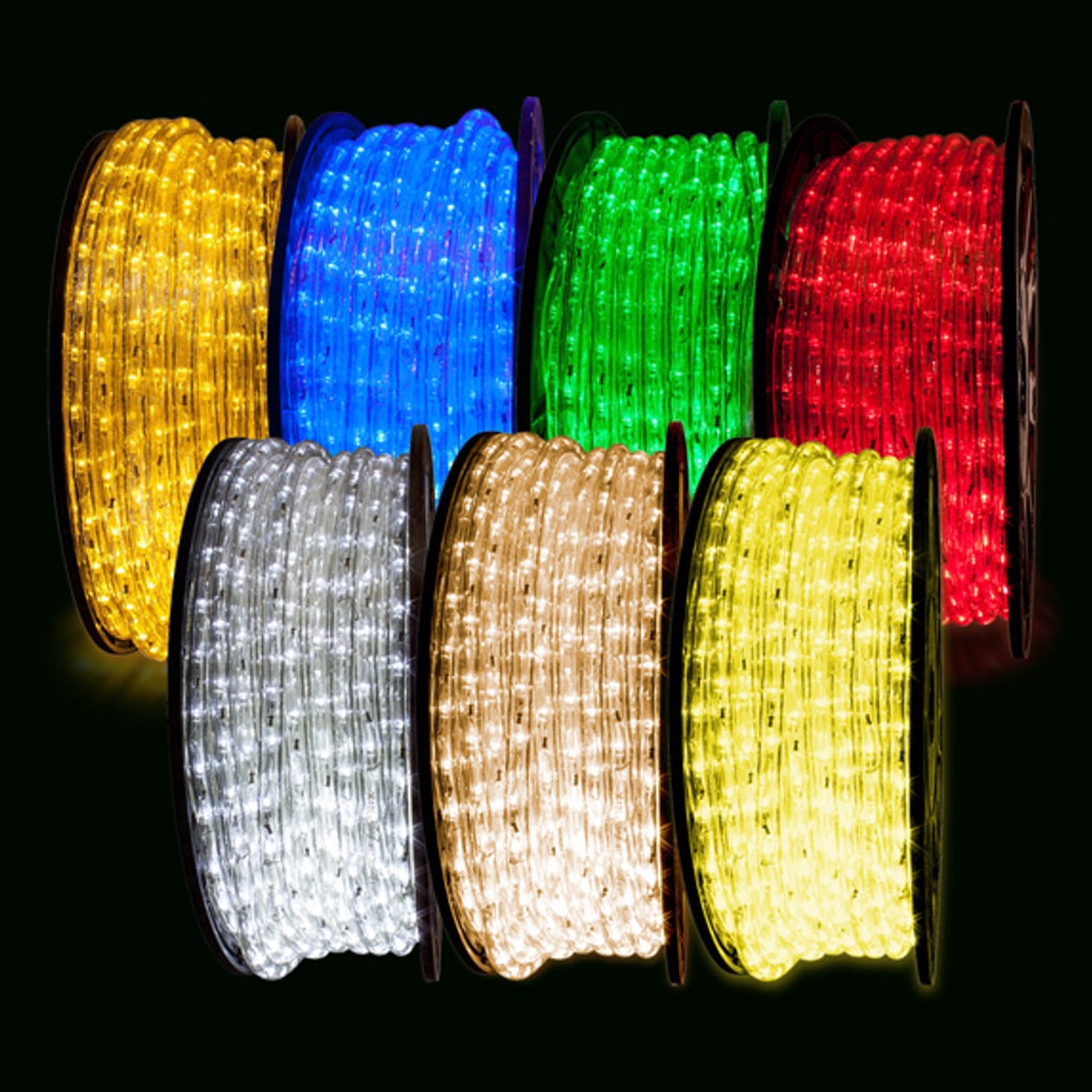 WHAT IS THE MINIMUM BENDING RADIUS OF THE 1/2" LED ROPE STRING?