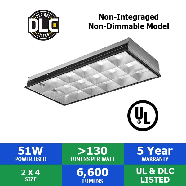 2X4 LED Parabolic Troffer, 18 Cell Questions & Answers