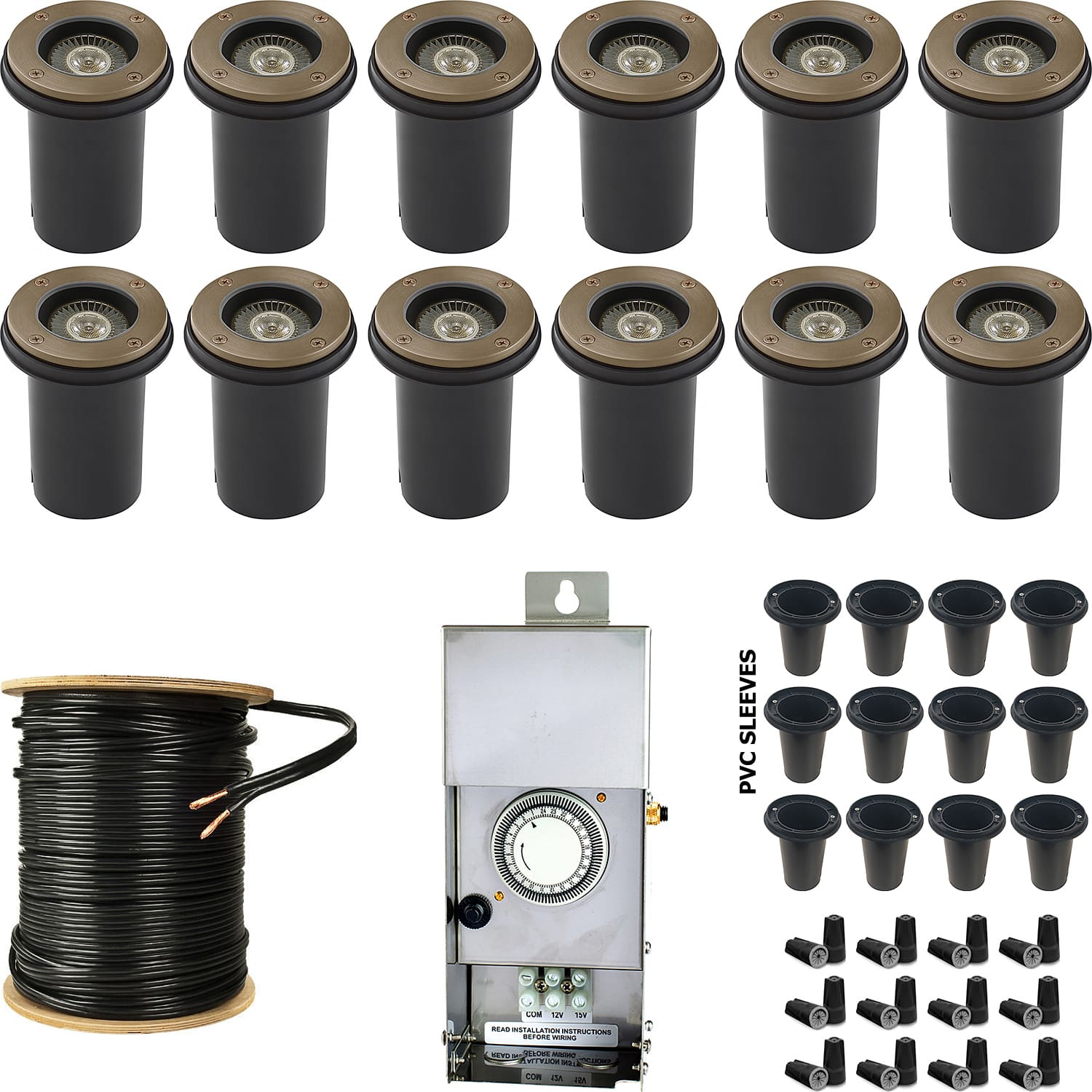 What type of transformer is included in the kit?
