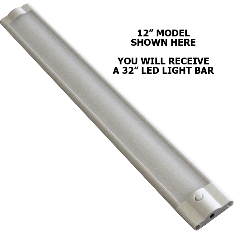 What type of mounting hardware is included with the light bar?