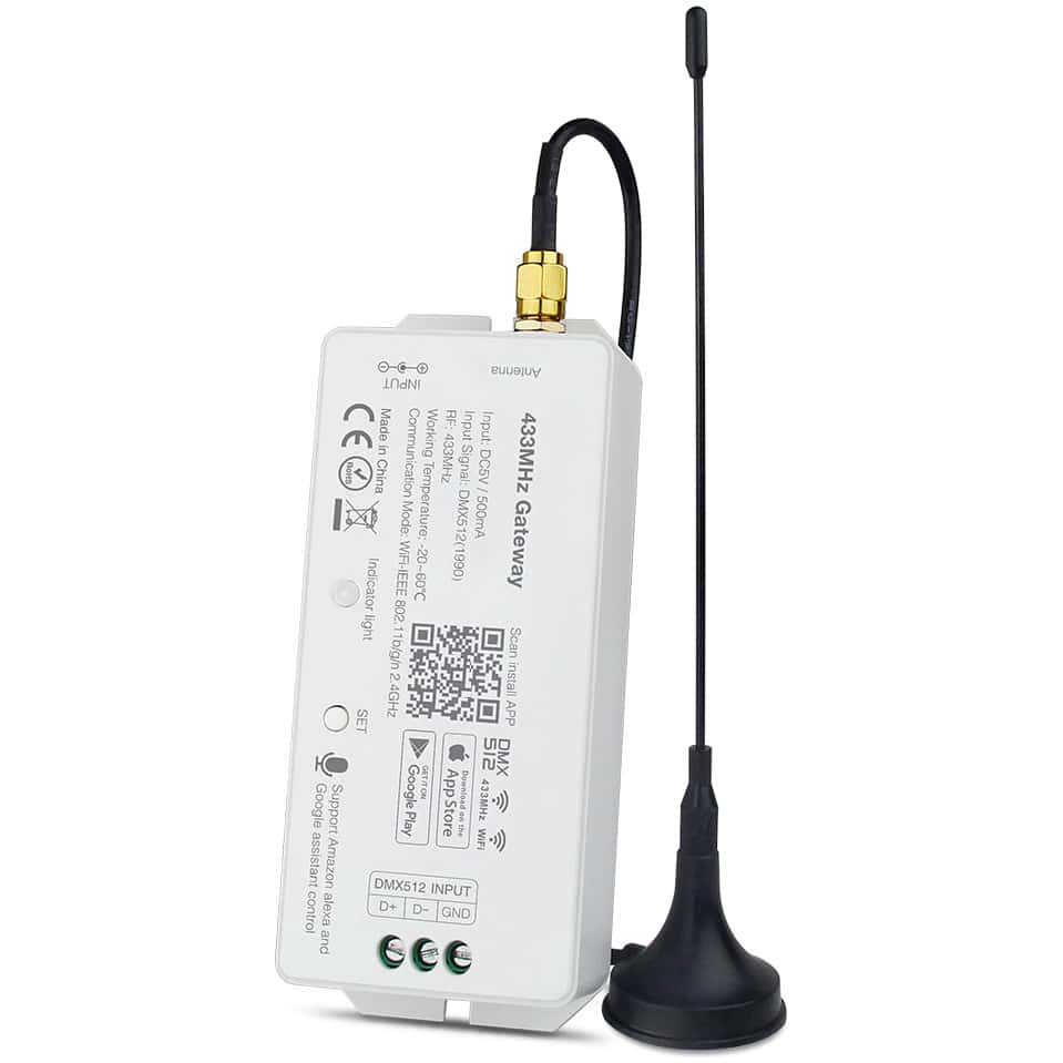 Does the remote require line of sight to control the lights?