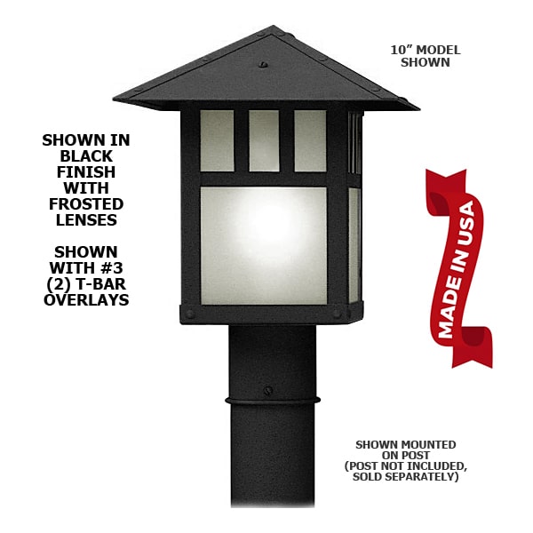 Pitched Roof Craftsman LED Post Top Light (7″) Questions & Answers