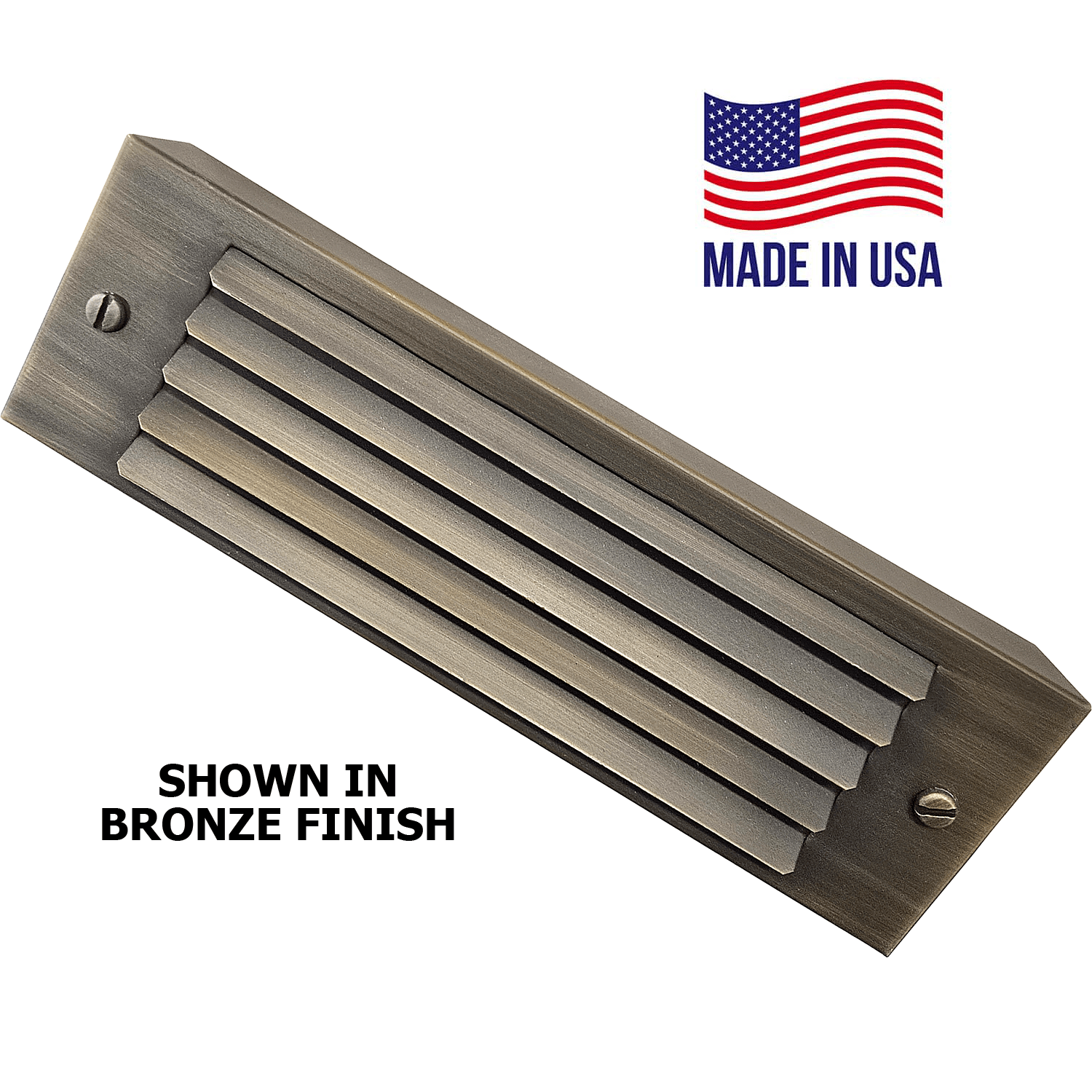 How is the step light mounted?