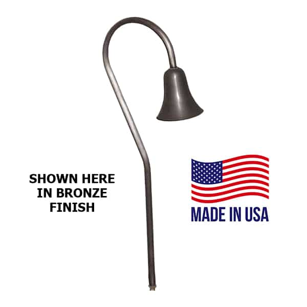 What type of mounting is included for the 12V path light for dirt installation?