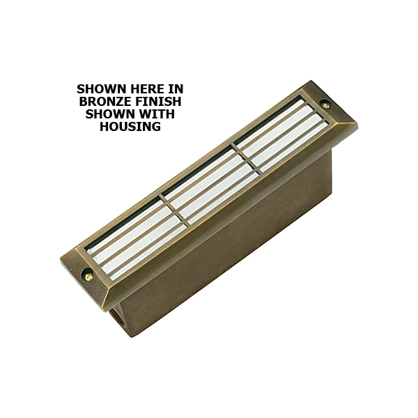 What finish options are available for the step light?