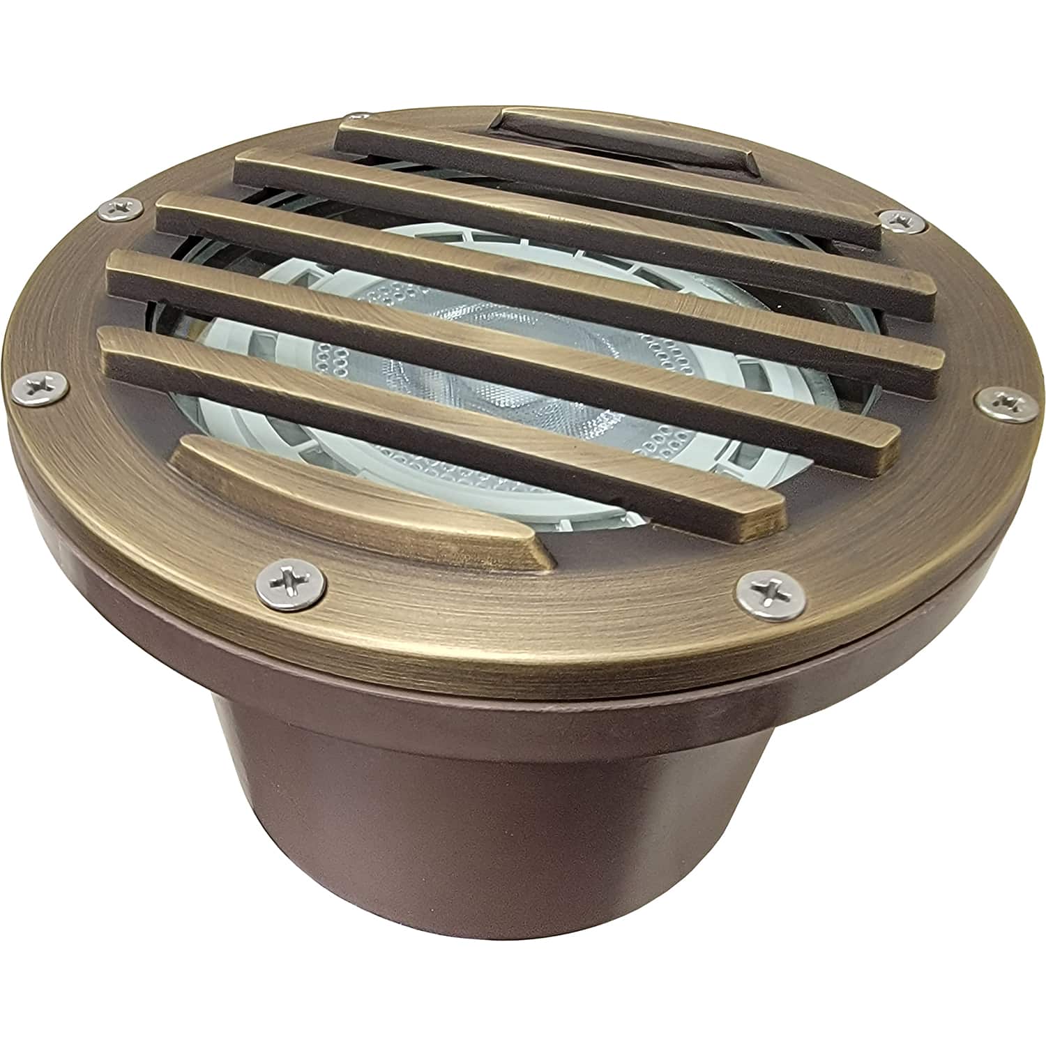 What is the standard finish color for the top of the light?