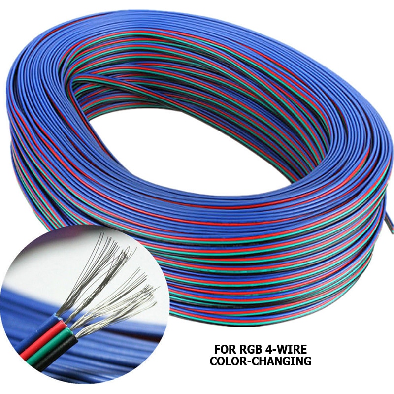 12V/24V Color-Changing LED Strip Extension Cable (10' to 500') Questions & Answers