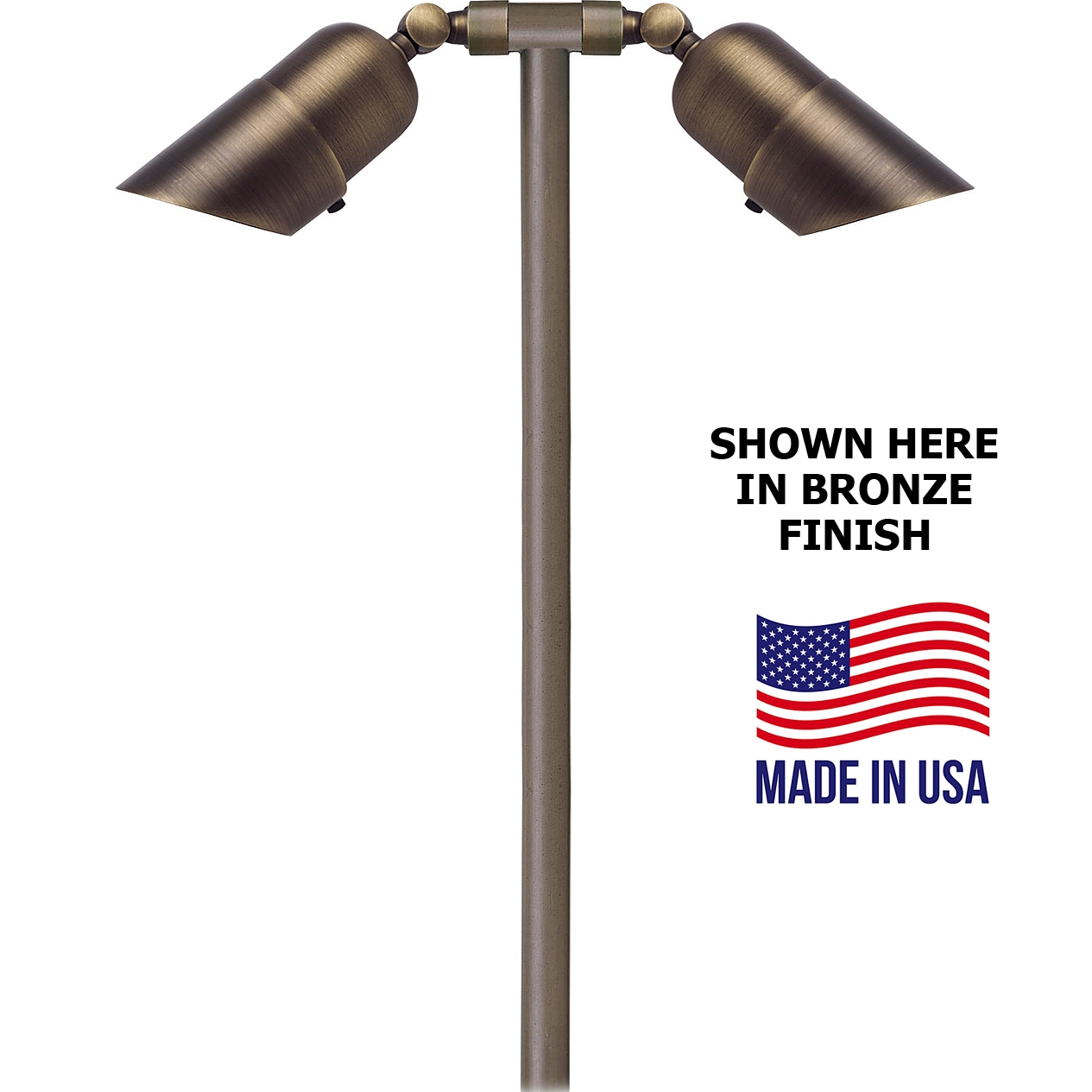 Patriot Brass Adj. 2-Head Path Light Questions & Answers