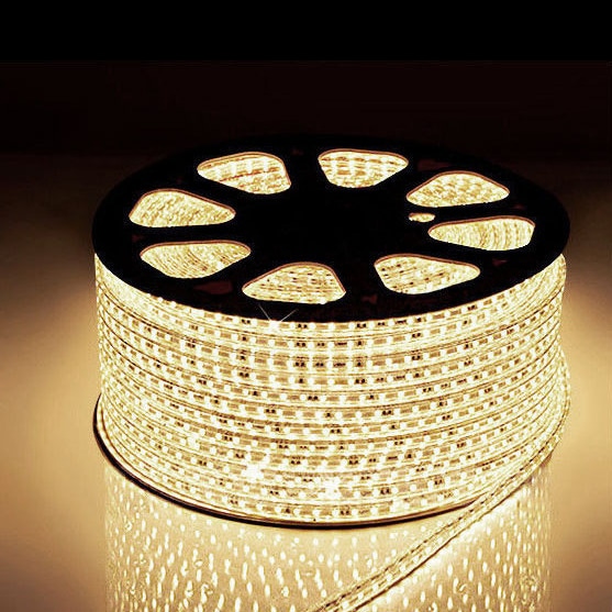 What are the cutting increments for the LED strip light?