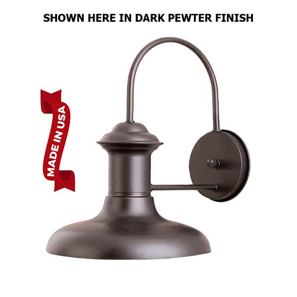 What is the diameter of the head of the wall light?
