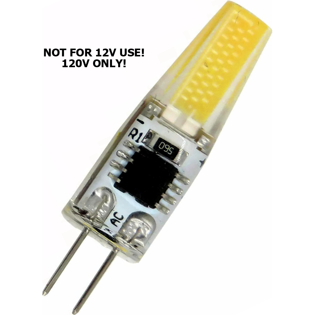 How does a 3W LED JC Bi-Pin compare to incandescent lighting?