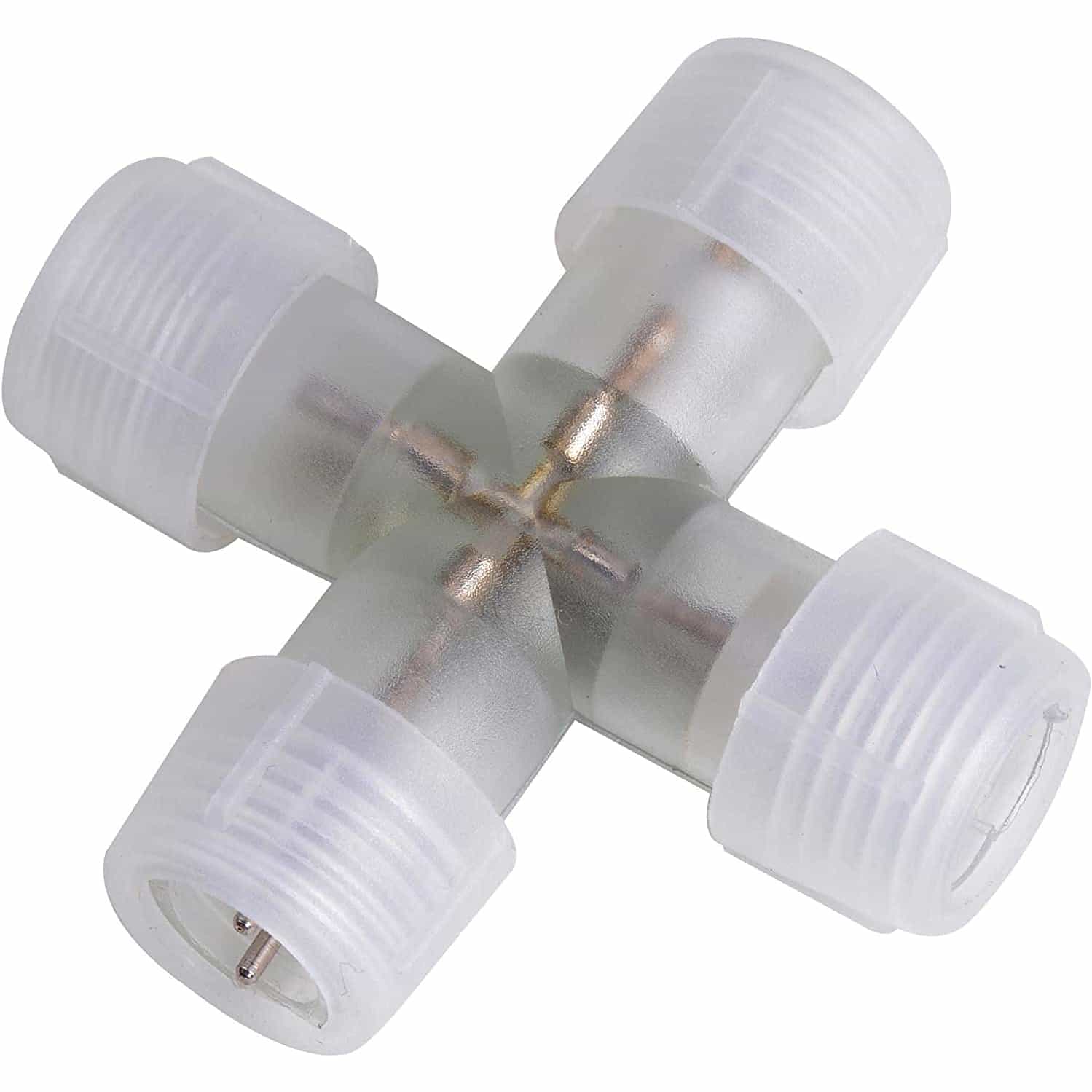 What type of wire configurations can this connector accommodate?