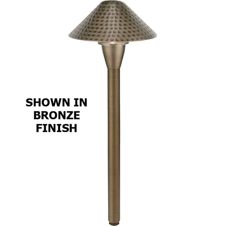 What mounting options are available for the path light in dirt for 12V?