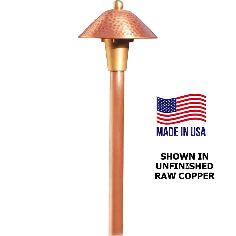 5.5" Deco Hammered Path Light Questions & Answers
