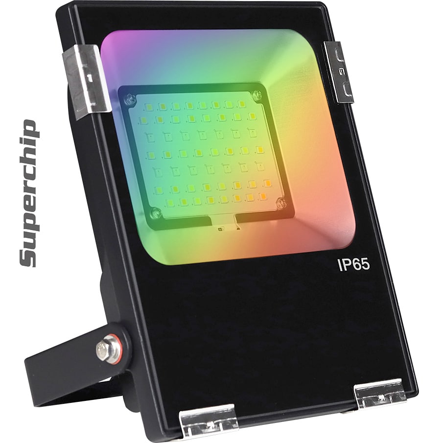 What is the power output of the flood light?