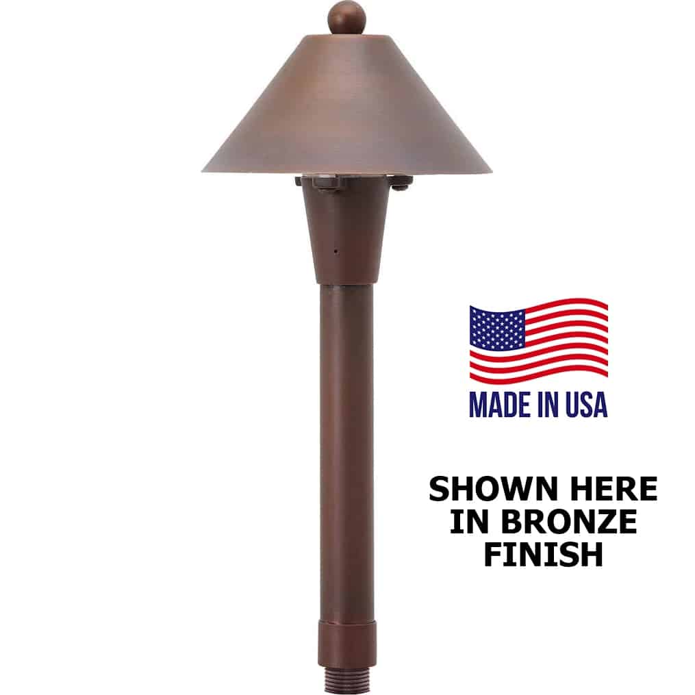 What are the light color options for the path light?