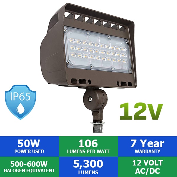 What are the specifications for LED flood lights?