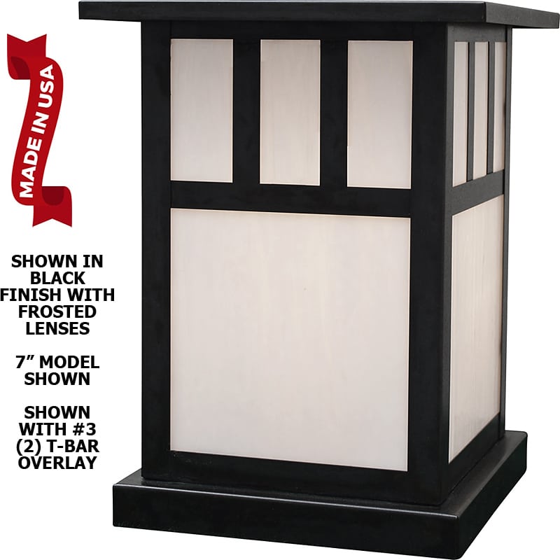 Flat Roof Craftsman LED Column Light (7″) Questions & Answers