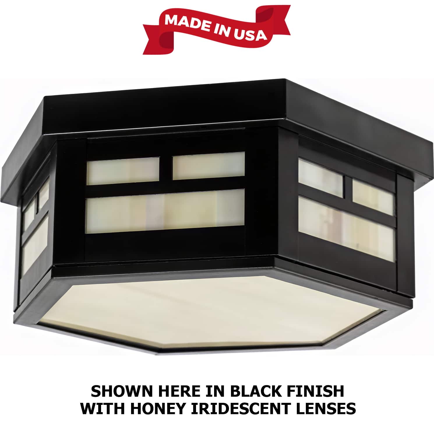 Octagon Mission LED Outdoor Ceiling Light (12") Questions & Answers