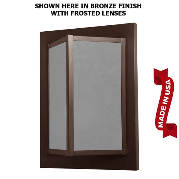 What is the width of the wall sconce in Option B?