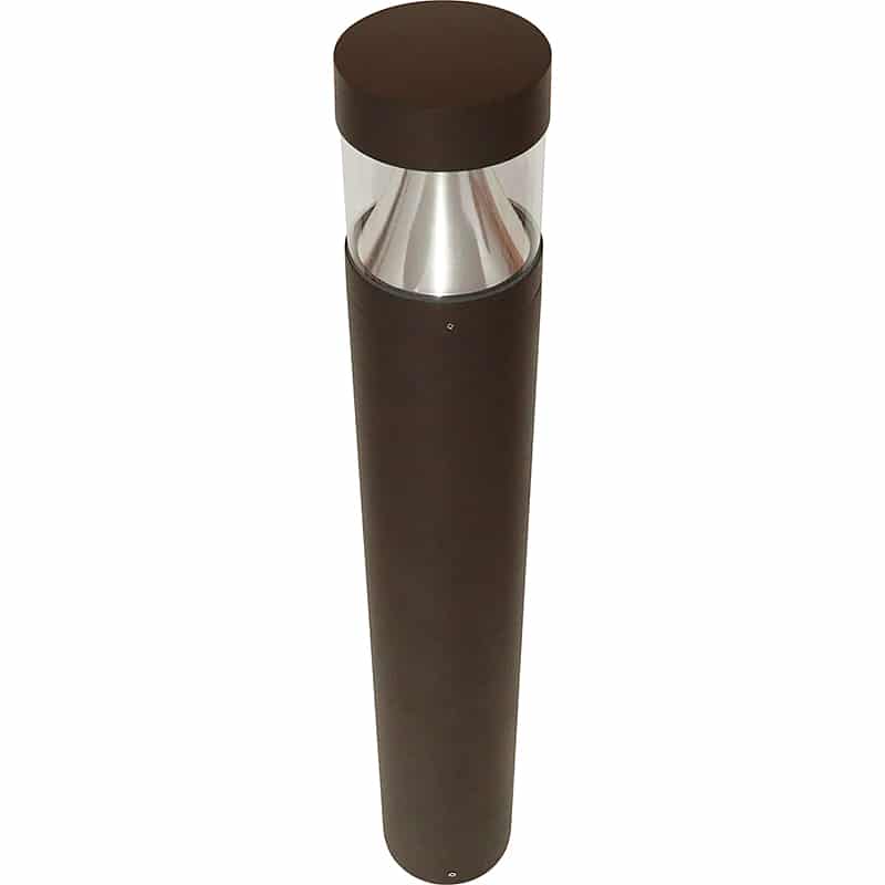 What kind of optics does this bollard light use?