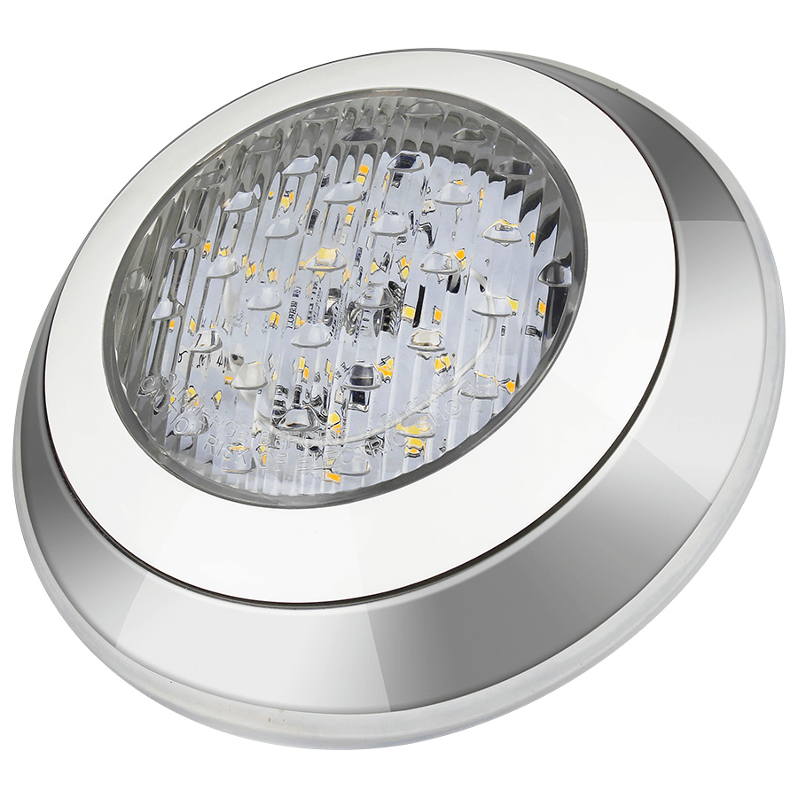 Can you change a LED pool light without draining water?
