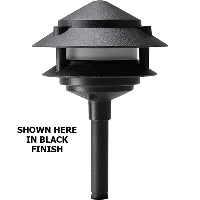What is optional for mounting the 120V light in dirt?