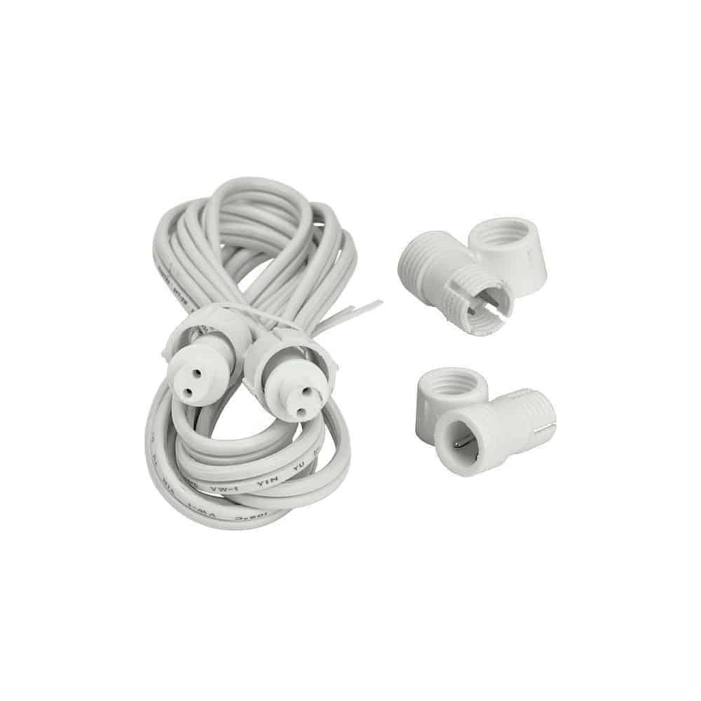 What type of LED rope lights can be used with this extension jumper?