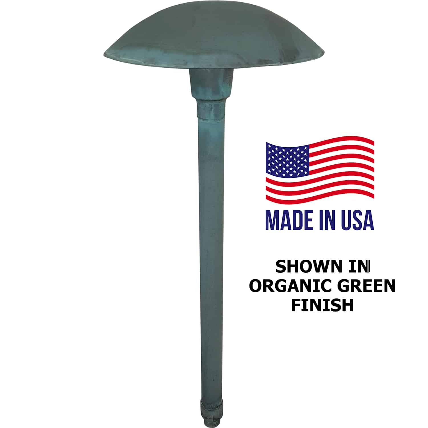 How does the LED light's efficiency compare to halogen lights?