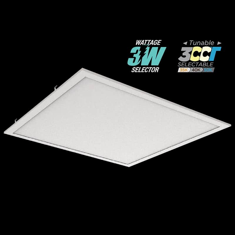 2X2 Pro Series Back-Lit LED Panel, Tri-Wattage (20W/30W/40W), CCT Tunable, DLC Premium Questions & Answers