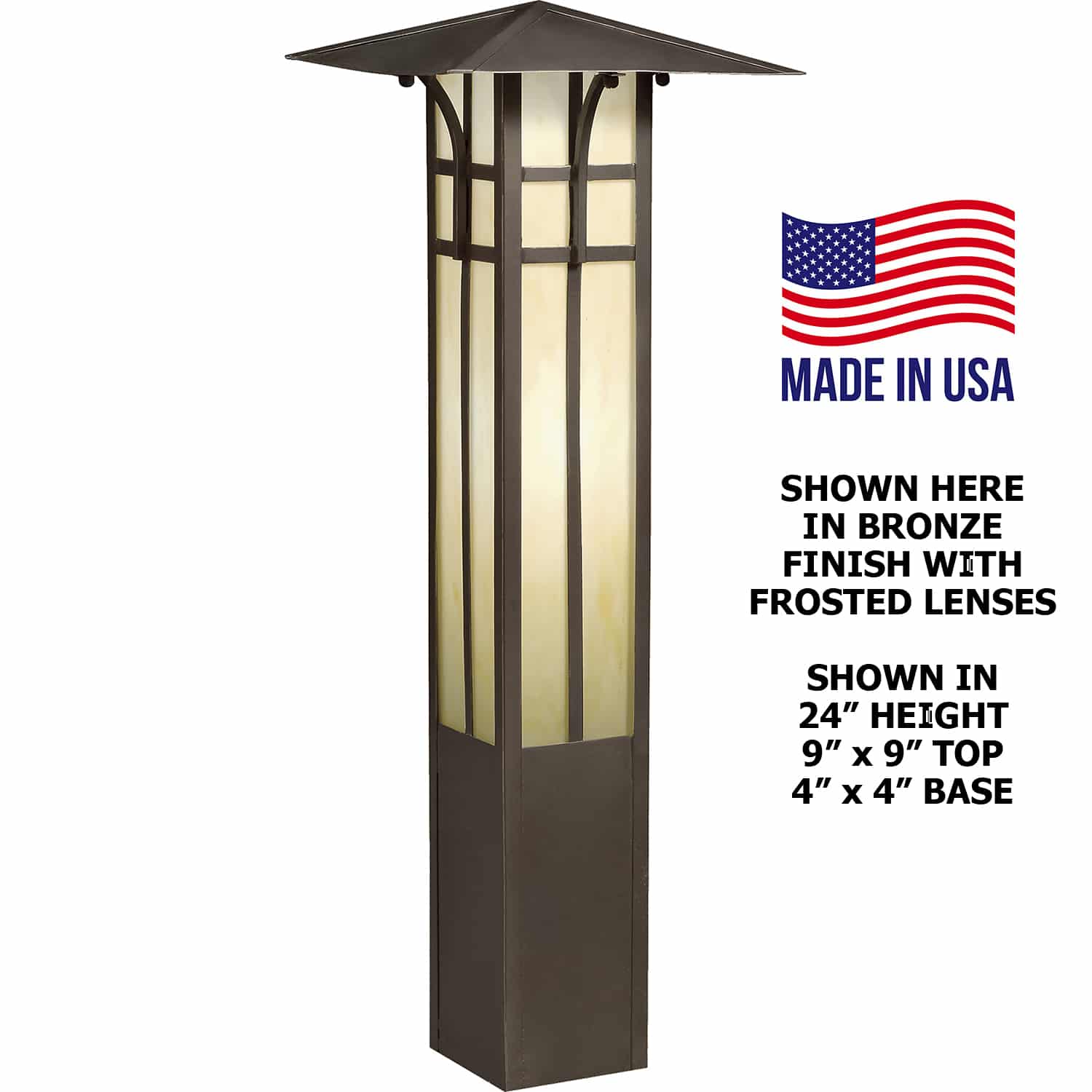 Is there an optional voltage available for this bollard light?