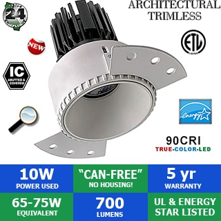 What material is the downlight made from?