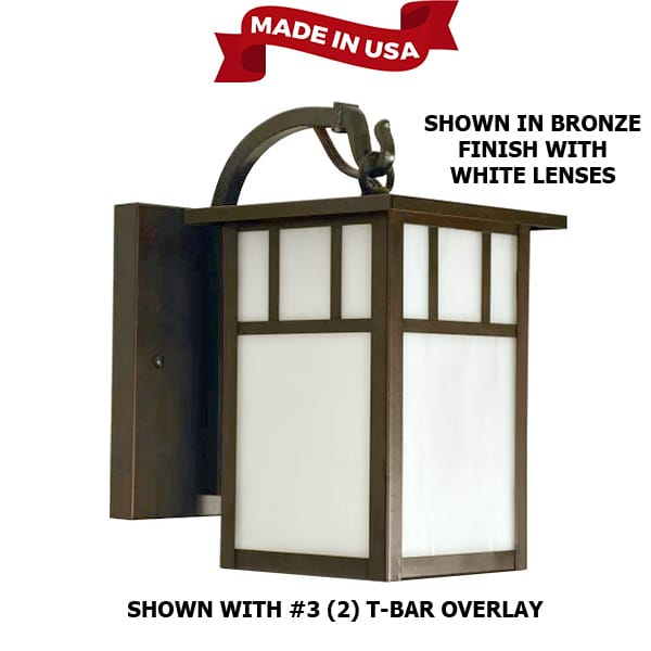 Flat Roof Craftsman II LED Wall Light (7″ Width) Questions & Answers