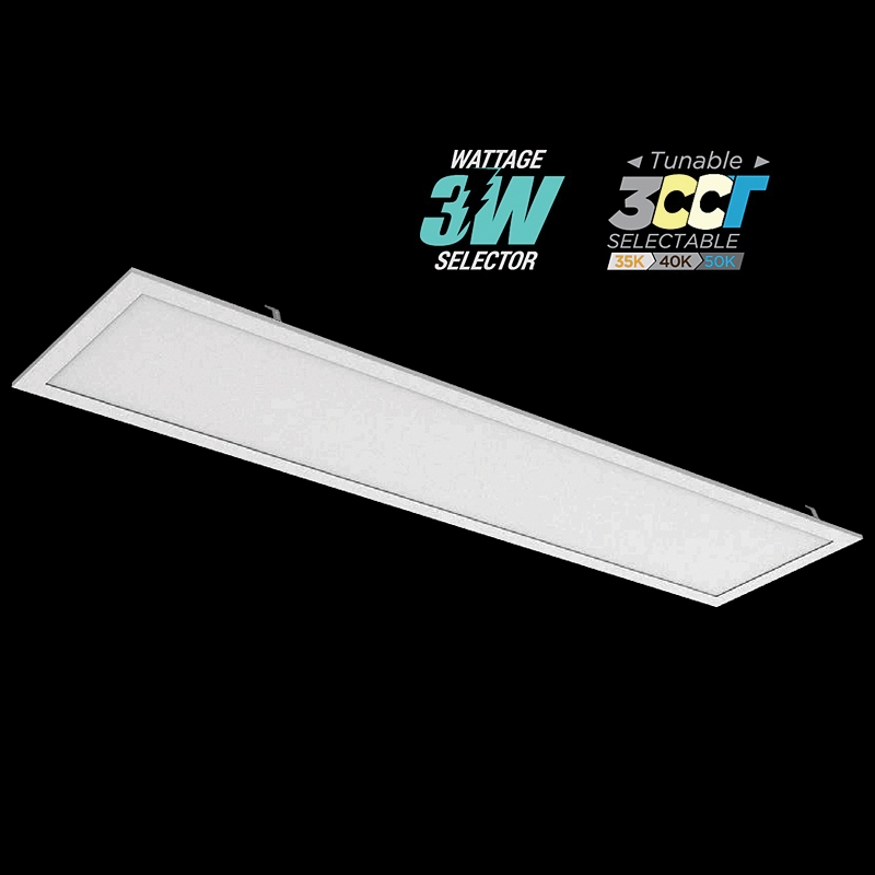 What is the Color Rendering Index (CRI) of the LED panel?