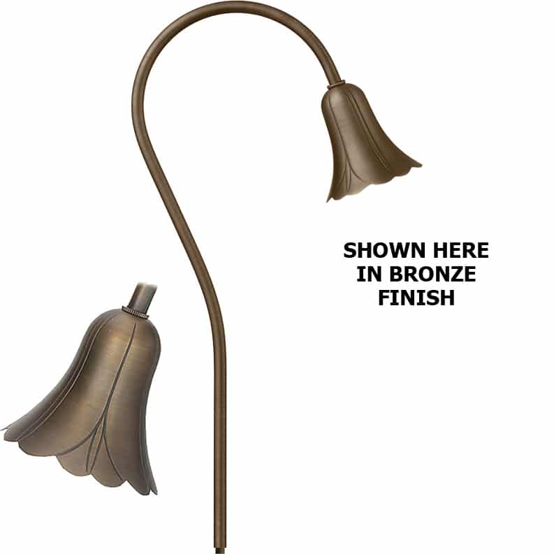 What material is this path light made of?