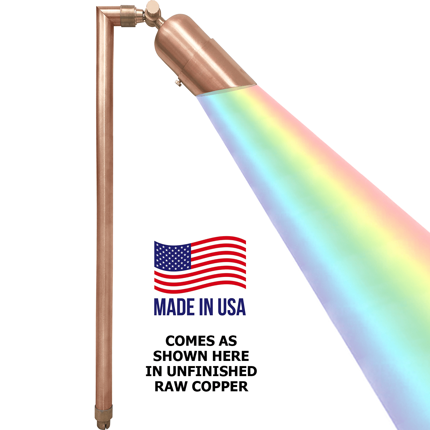 What color spectrum does the light offer?