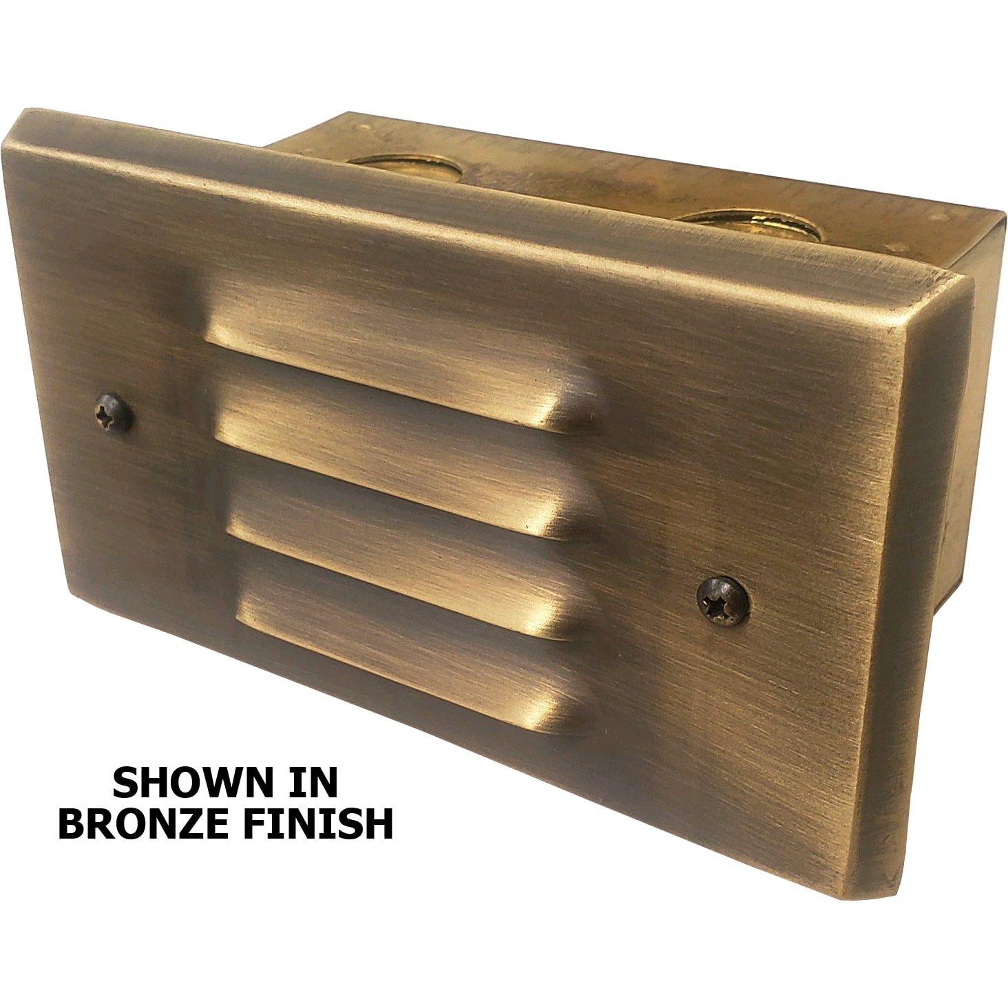 How is the step light mounted?