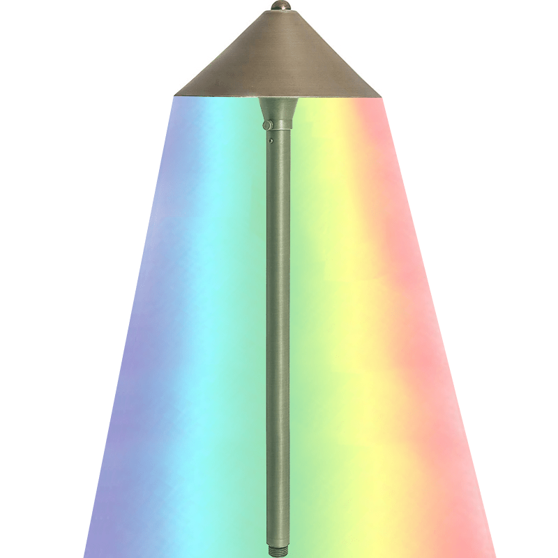 What is the wattage and lumen output of the path light?